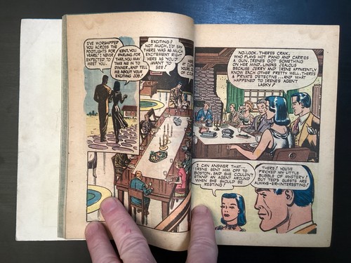 Vtg Dell Murdock Mystery Comic Four Frightened Women, Coxe, PB TIP 2, 1950 - Picture 12 of 19