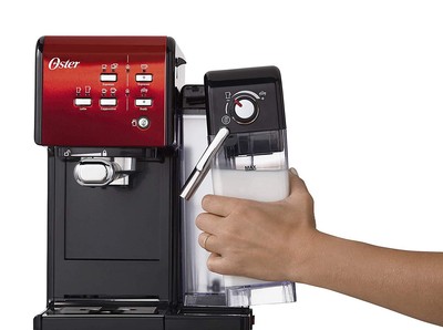 OSTER Cafetera Espreso Prima Latte II Bomba Italiana 19bar Depósito Agua y  Leche | eBay