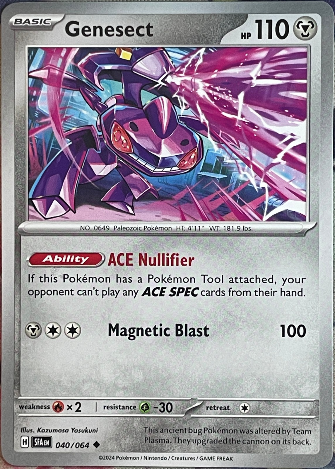Genesect - 040/064 - Shrouded Fable Pokemon 2024
