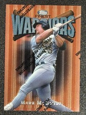 1997 Topps Finest #30 Mark McGwire Warriors Oakland Athletics