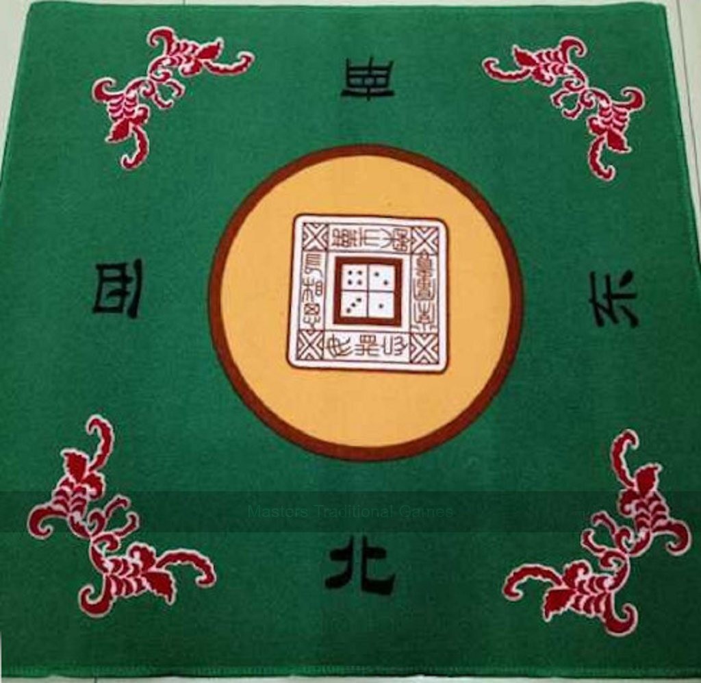 Mah Jong (Mahjong) Playing Cloth / Mat / Table Cover (80cm) (UK)