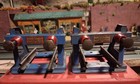 Hornby O gauge blue buffers x 2 These are circa 1932