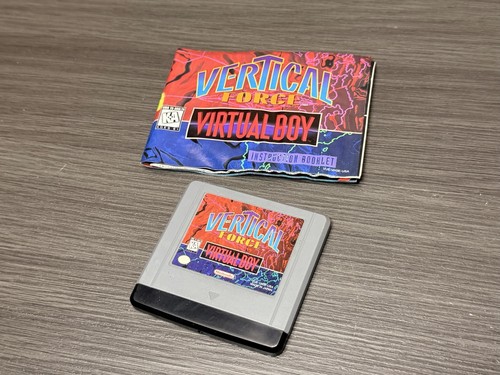 Vertical Force- Virtual Boy Game Plus Water Damaged Manual