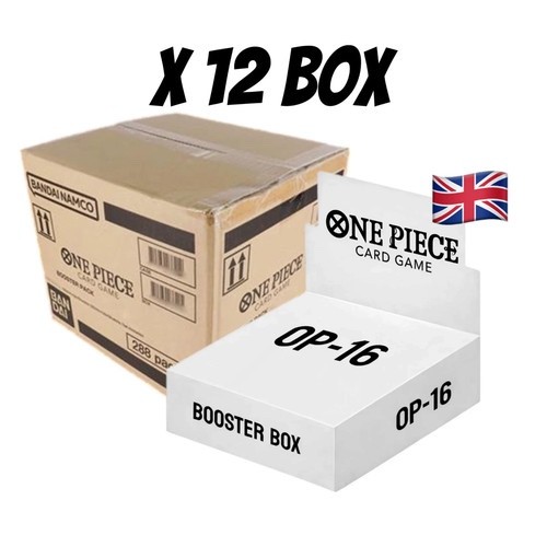 ONE PIECE OP16 SEALED CASE 12 BOOSTER BOX ENGLISH - PREORDER ENG