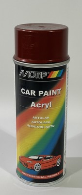MOTIP 51663 Vehicle Acrylic Car Paint Spray Can 400ml Red Metallic Car Paint