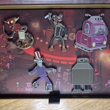 SDCC 2025 Exclusive Hulu Animayhem Futurama Enamel Pin Promo Set