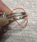 Elegant Vintage Sterling Silver 925 CZ Band Ring — photo 7
