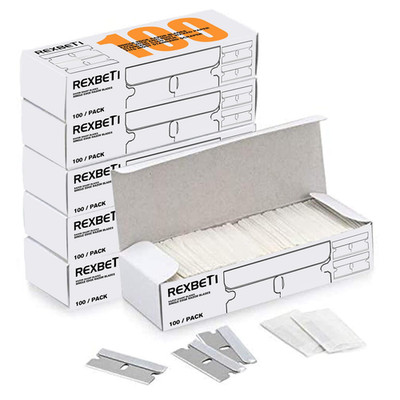 600PCS Single Edge Razor Blades, Industrial , Box Cutter Replacement Blades, Gla