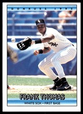 Frank Thomas 1992 Donruss #592 White Sox MLB READ FREE SHIPPING AutographDen
