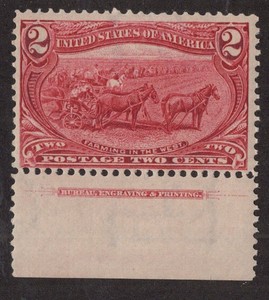U.S. - 286 - Imprint Single - Fine/Very Fine - Never Hinged