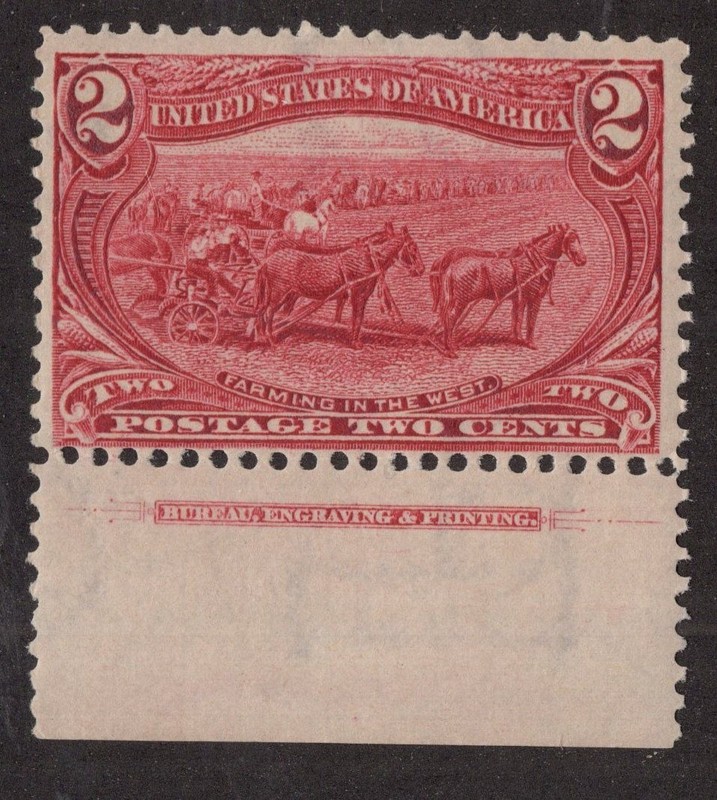 U.S. - 286 - Imprint Single - Fine/Very Fine - Never Hinged