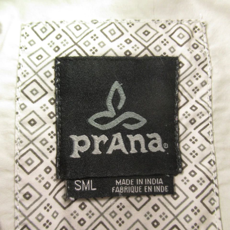 Camisa Prana Para Hombre Pequeña Manga Corta Botón Delantero Informal Exterior Gris Foto 4 de 4