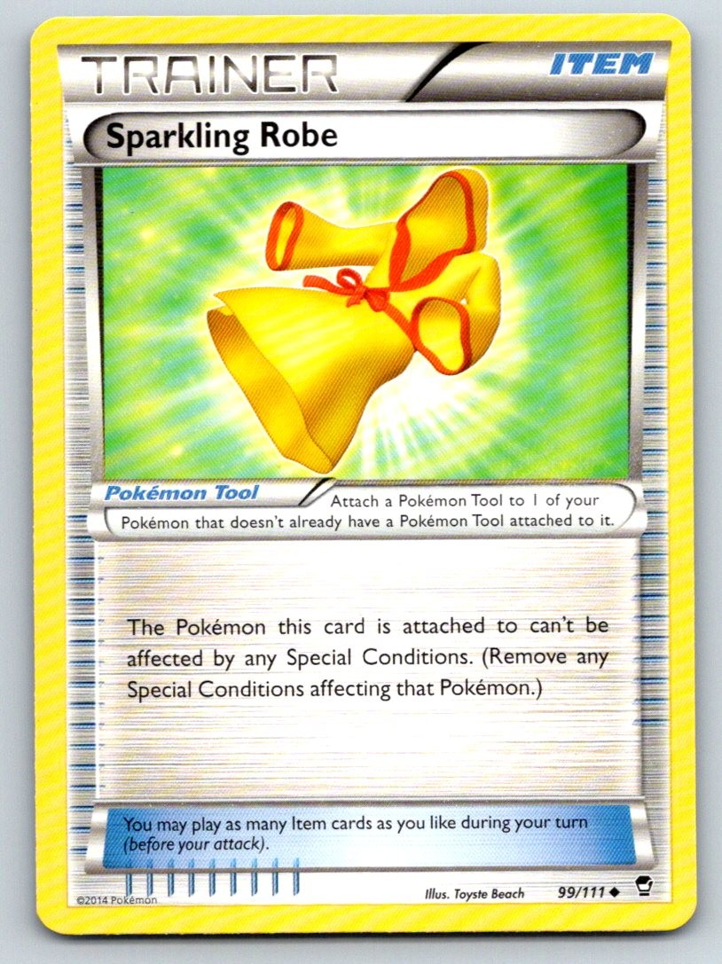 Sparkling Robe 99/111 Uncommon Furious Fists Pokemon Moderately Played