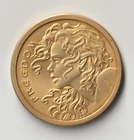 2016 Freedom Girl 2 oz .999 Fine Silver gilded in 24k gold