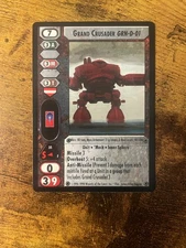 Battletech CCG TCG Card Game Rare Crusade Expansion Grand Crusader (GRN-D-01)