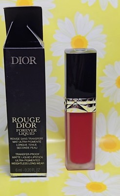 Rouge Dior Forever Liquid Lipstick 999 Dior Red New In Box Full Size