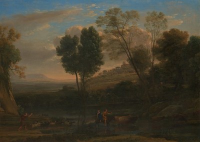 Klassische Landschaftswandkunst von Claude Lorrain