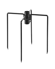 1" Bird Pole Stabilizer 4 Prong Base for 1" Pole Stand Station Outdoor Hangin...