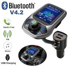 Bluetooth Car FM Transmitter MP3 Player Hands free Radio Adapter Kit USB Charger
