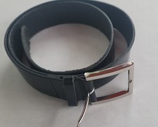Banana Republic Black Genuine Italian Leather Belt Made in USA - Women Size S/M