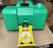 USED HAWS 7501 EYEWASH STATION 9-GALLON CAPACITY PORTABLE GRAVITY FED OSHA