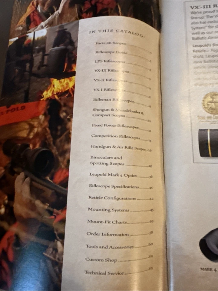 Leupold Optics Scopes USA 62 Page 2004 Catalog High Quality Photos - Image 4 of 4