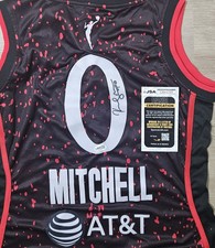 Kelsey Mitchell Indiana Fever Autographed Signed Jersey JSA COA 