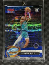 2023-24 Panini Nba Hoops Premium BLUE /25 - Attack the Rack Brandon Miller #10