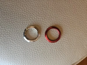 Véritable .. LOT de lunettes de montre Gucci 1100L/1200L ARGENT ROUGE authentique