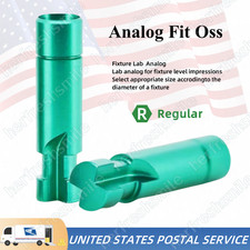 5Pc Dental Lab Analog inter Hex Type Fit Hiossen Oss Regular Implant Replica USA