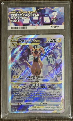 Zeraora VSTAR graded ACE 9 for sale on eBay