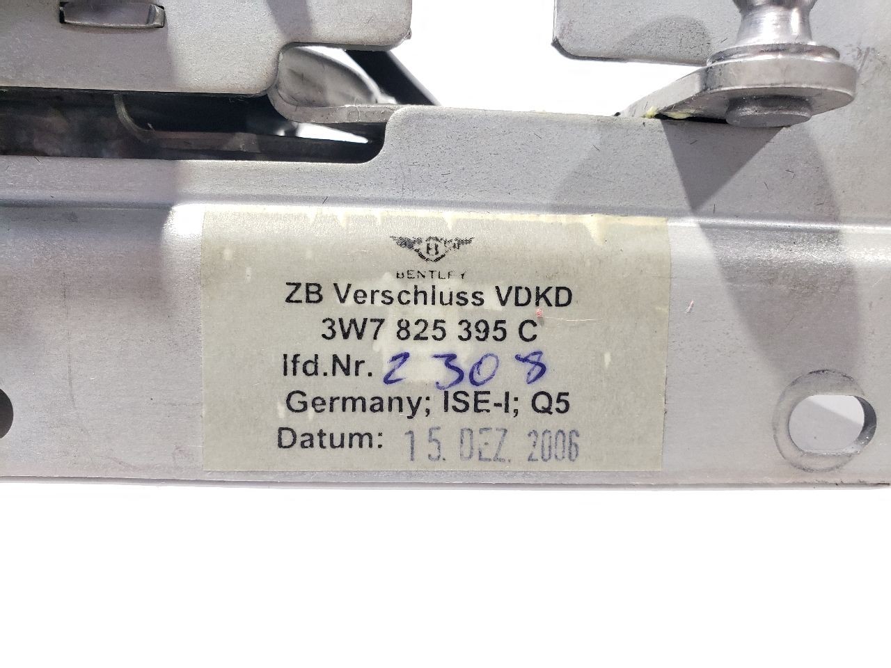 Used Part fits: 2007 Bentley CONTINENTAL GTC Grade A