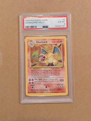 Charizard Base Set (1999) 4/102 Holo PSA 6 EX-MT