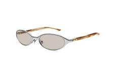 Gentle Monster Moody 02 BR Silver Brown Designer Sunglasses 100 Authentic /NEW