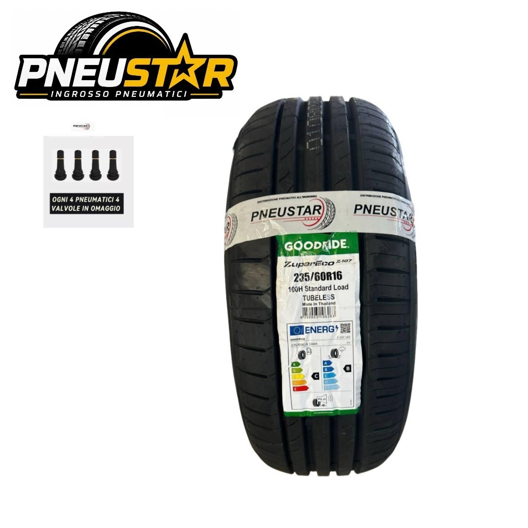PNEUMATICO 235 60 R16 100H ESTIVO GOODRIDE Z-107 DOT RECENTI TOP QUALITY