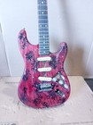 Open Box Ash ST Lightning Struck Wood Electric Guitar Rosewood Fretboard Red — photo 1