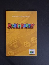 Mario Party Nintendo 64, N64 Instruction Booklet / Manual Only