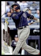 2020 Topps Chrome Refractor Manny Machado San Diego Padres #76