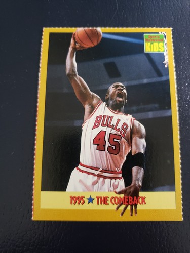 Michael Jordan 1995 The Comeback Bulls Sports Illustrated for Kids SI For Kids