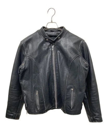 Single Riders Leather Jacket Men's Size XL Black - product listing photo