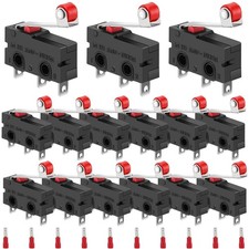 15PCS Mini Micro Limit Switch KW12-3 AC 5A 125V 250V SPDT 1NO 1NC Micro Switc...