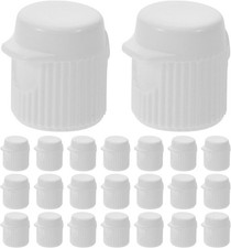30pcs Plastic Toothpaste Caps Flip Covers Screw-in Lids Travel Toothpaste Tube
