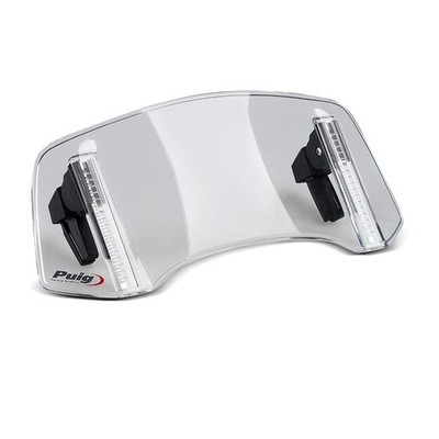 Windschild Spoiler Aufsatz Clip-On Puig 20764H rauchgrau gebraucht