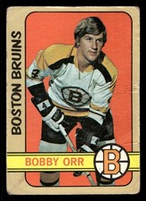 1972-73 Topps #100 Bobby Orr (HOF) - Boston Bruins (Low Grade)