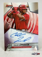 2025 Bowman's Best Caleb Lomavita Auto #B25-CL Washington Nationals RC