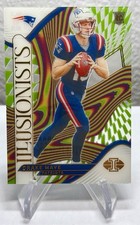 2024 Panini Illusions Football Drake Maye Illusionists Green RC #2 Patriots