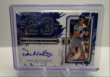 DON MATTINGLY 2025 IMPECCABLE JERSEY NUMBER AUTOGRAPH AUTO /23 * Q6995