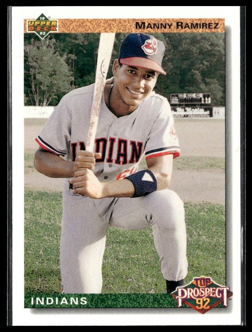 Manny Ramirez #63 1992 Upper Deck Cleveland Indians Rookie