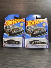 Hot Wheels 2025 Mainline BMW 635 CSi Black 185/250 Wild Widebody Lot of 2