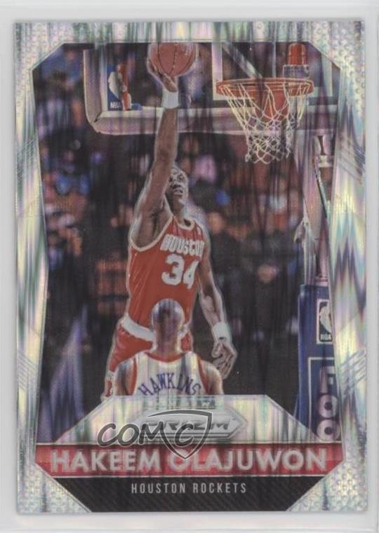 2015-16 Panini Prizm Flash Prizm Hakeem Olajuwon #247 HOF 4xw